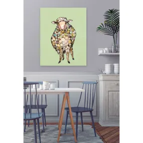 1 Woolly Sheep Canvas Wall Art