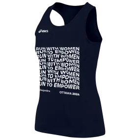 2024 Run to Empower - Womens Rival II Singlet - Black