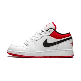 Air Jordan 1 Low GS 'White Gym Red'