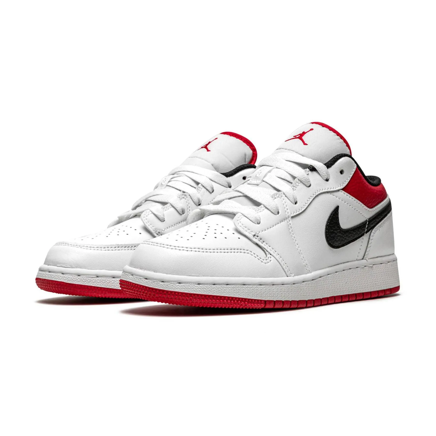 Air Jordan 1 Low GS 'White Gym Red'