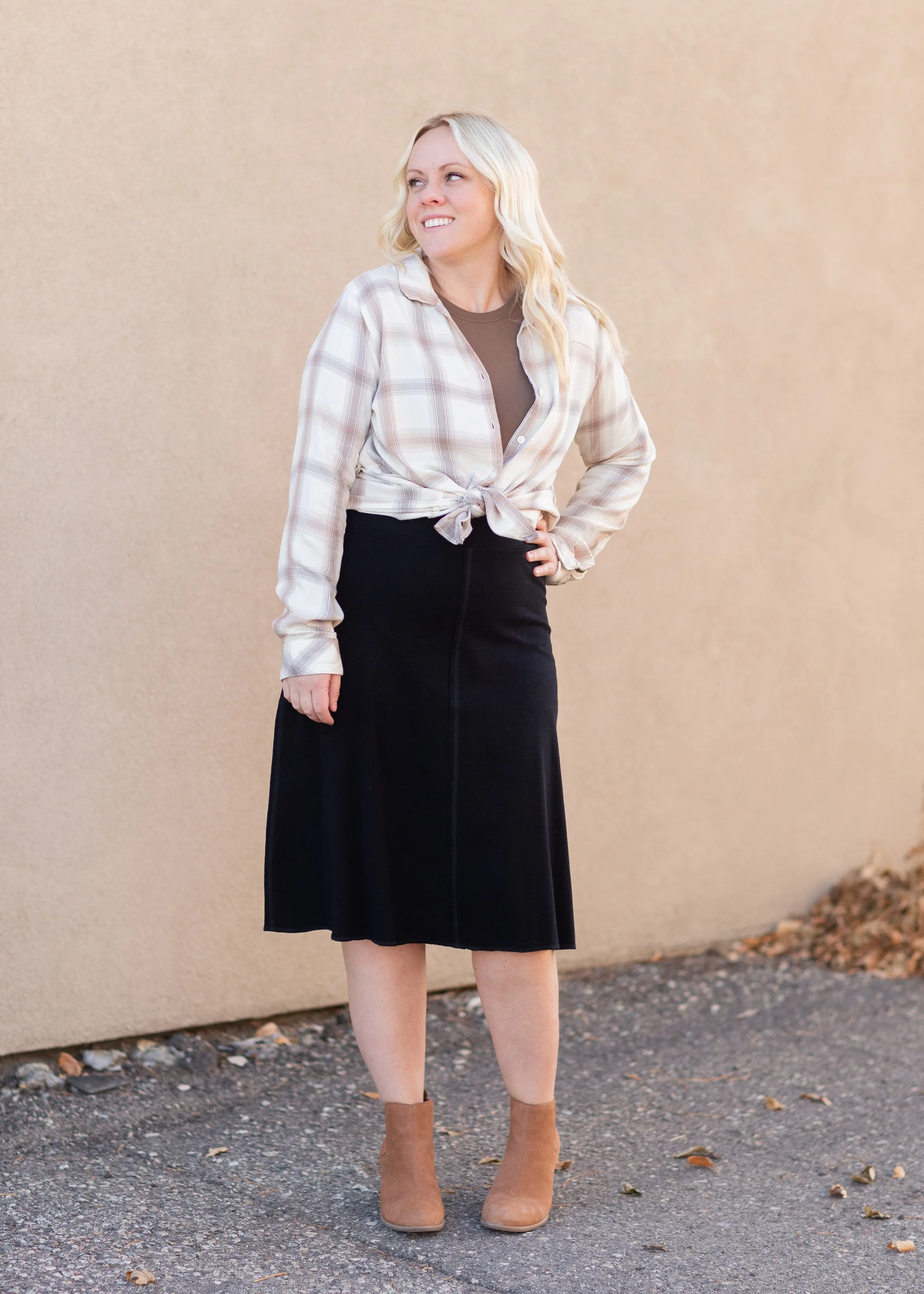 Allie Knit Midi Skirt