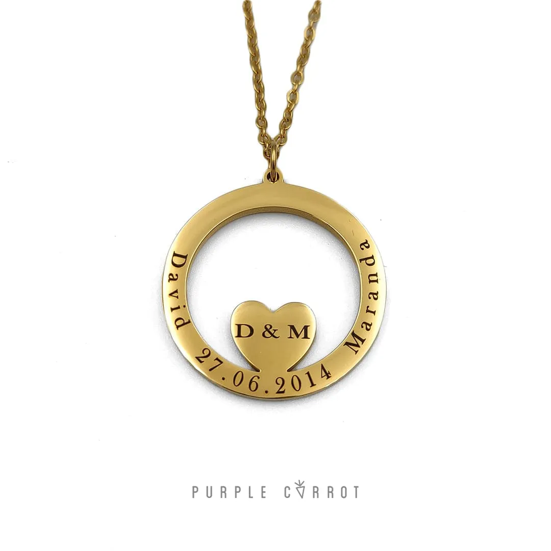 Anniversary Heart Necklace
