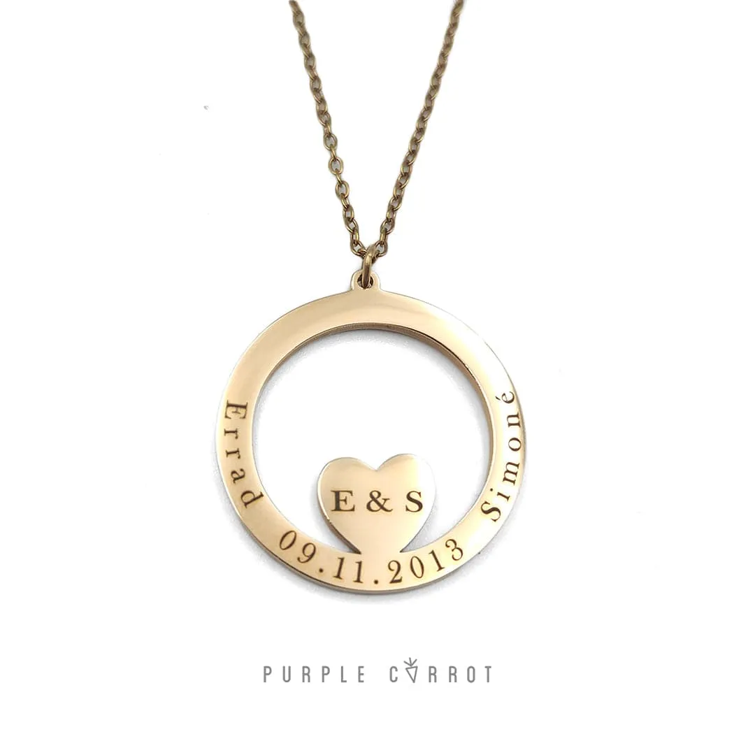 Anniversary Heart Necklace