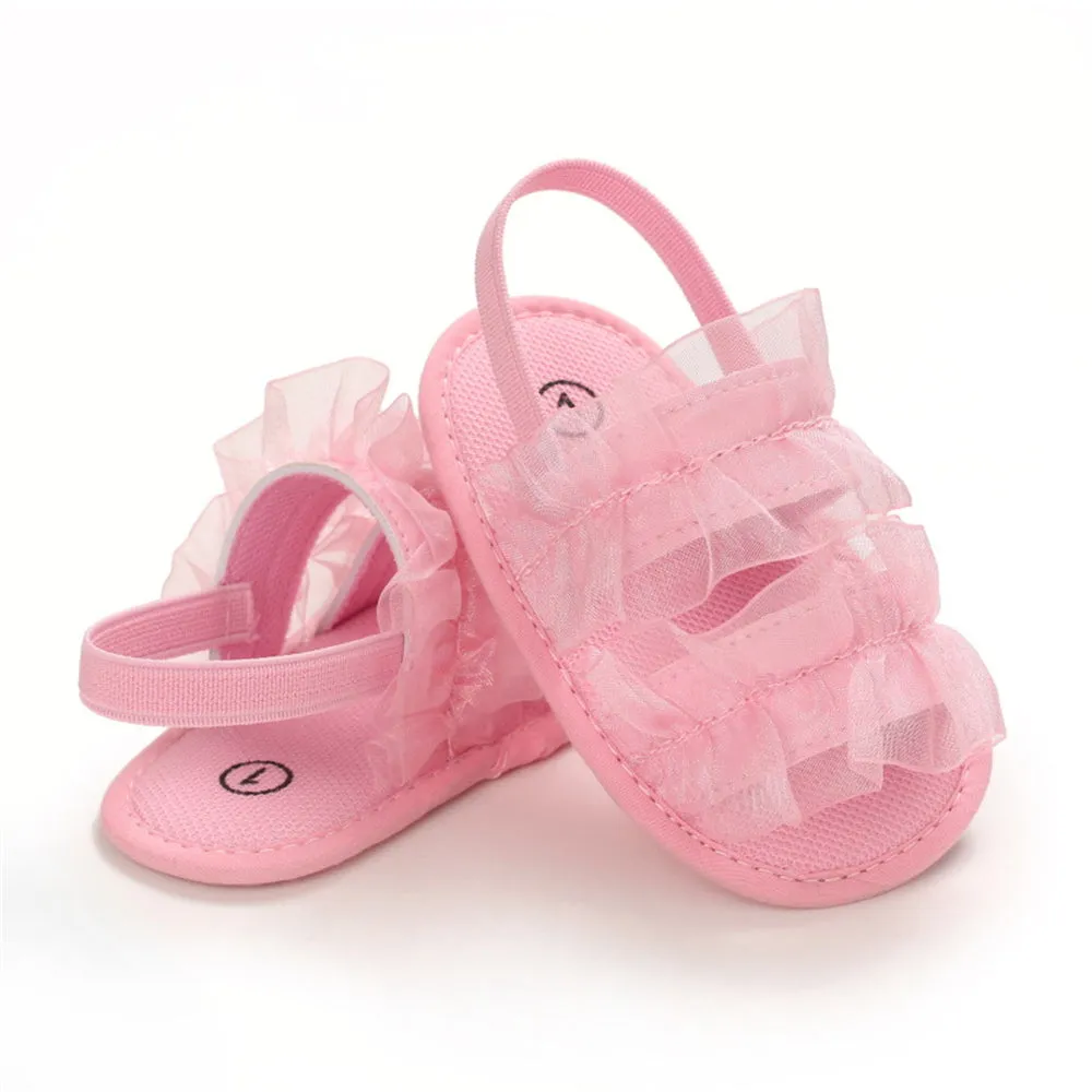 Baby Girls Mesh Solid Fashion Sandals Wholesale Shoes For Kids