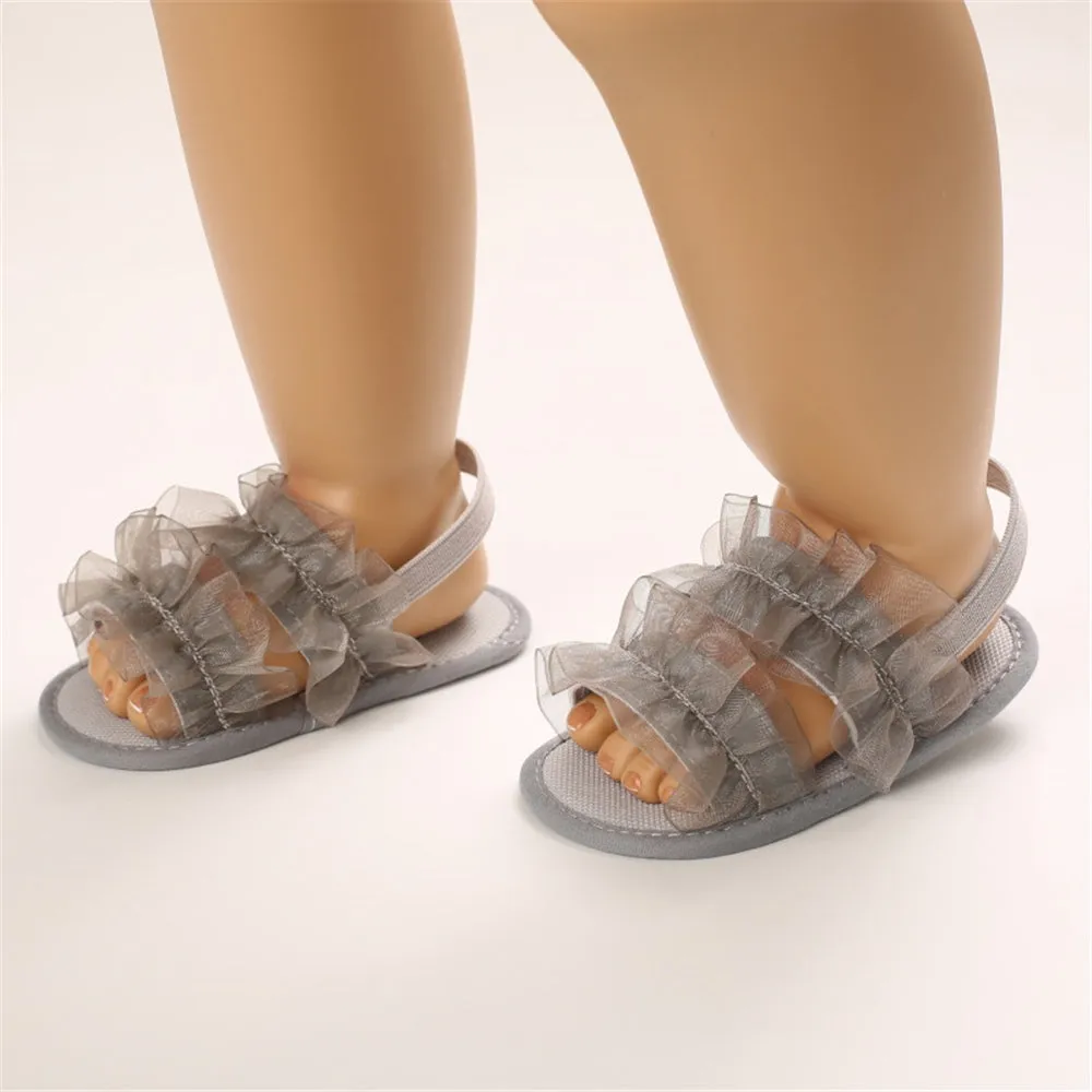 Baby Girls Mesh Solid Fashion Sandals Wholesale Shoes For Kids