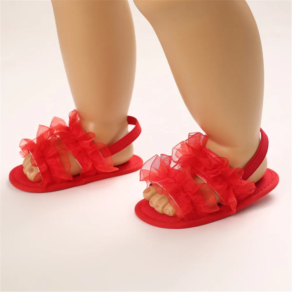 Baby Girls Mesh Solid Fashion Sandals Wholesale Shoes For Kids