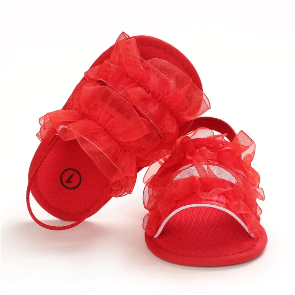 Baby Girls Mesh Solid Fashion Sandals Wholesale Shoes For Kids