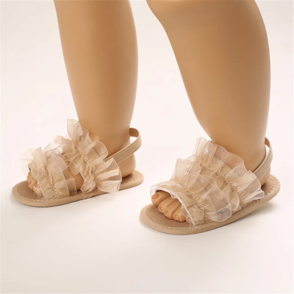 Baby Girls Mesh Solid Fashion Sandals Wholesale Shoes For Kids