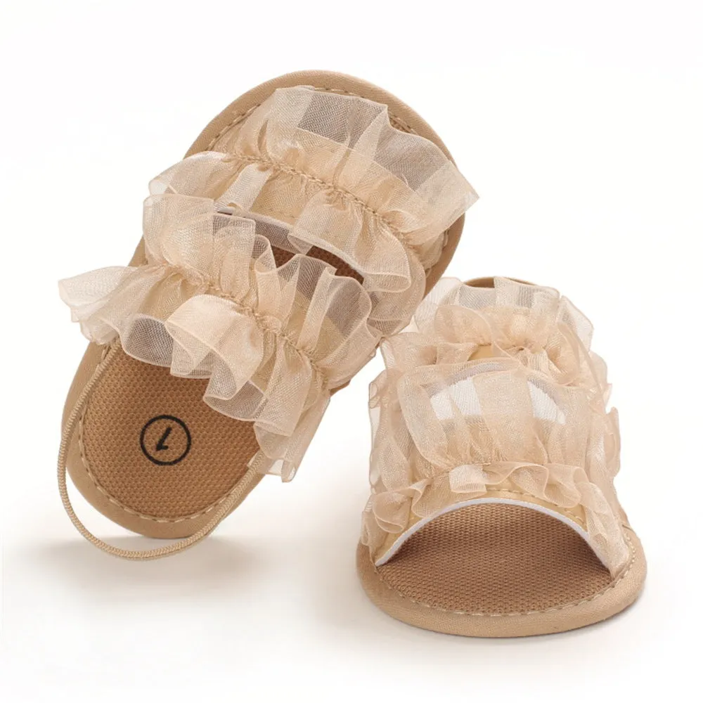 Baby Girls Mesh Solid Fashion Sandals Wholesale Shoes For Kids