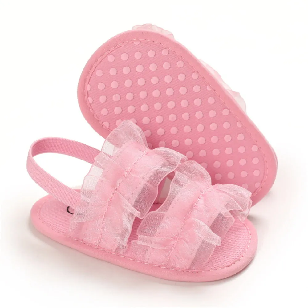 Baby Girls Mesh Solid Fashion Sandals Wholesale Shoes For Kids