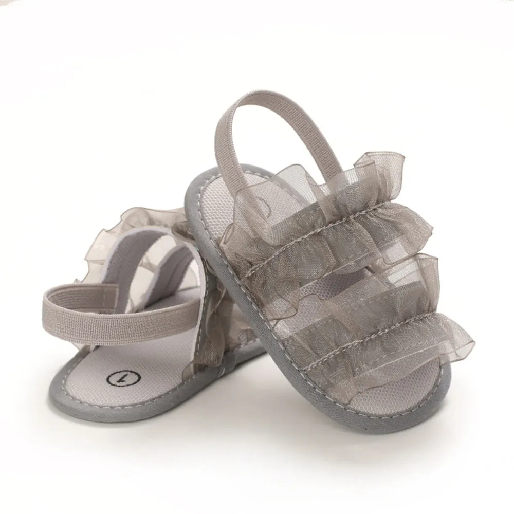 Baby Girls Mesh Solid Fashion Sandals Wholesale Shoes For Kids