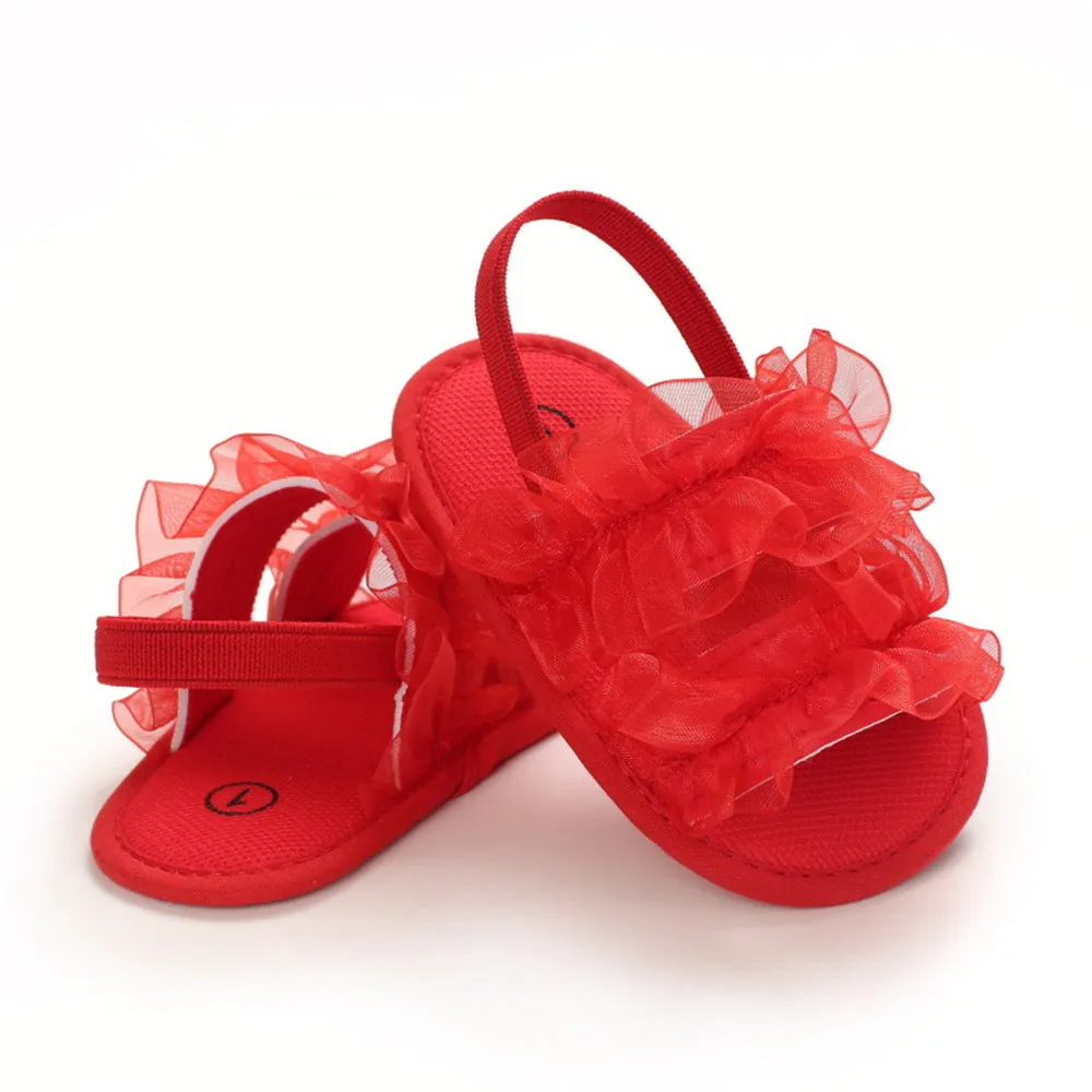 Baby Girls Mesh Solid Fashion Sandals Wholesale Shoes For Kids