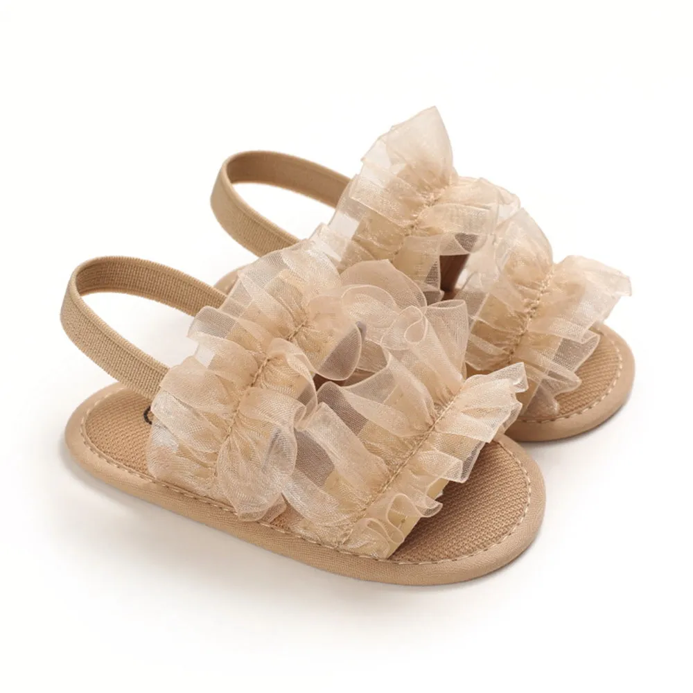 Baby Girls Mesh Solid Fashion Sandals Wholesale Shoes For Kids