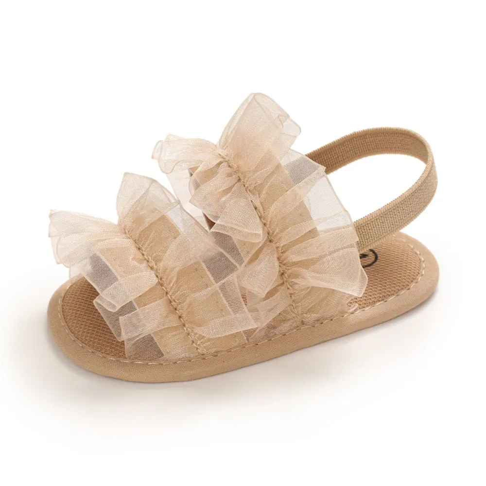 Baby Girls Mesh Solid Fashion Sandals Wholesale Shoes For Kids