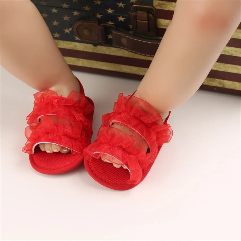 Baby Girls Mesh Solid Fashion Sandals Wholesale Shoes For Kids