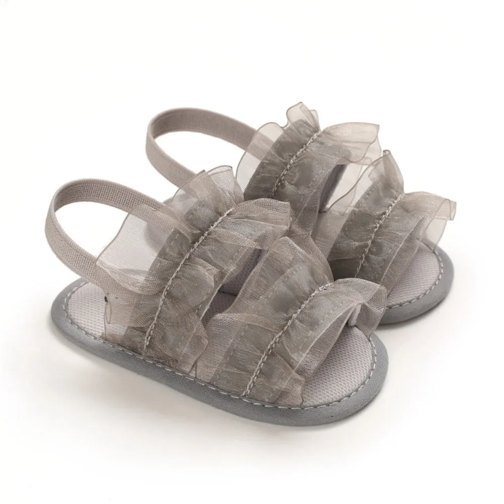 Baby Girls Mesh Solid Fashion Sandals Wholesale Shoes For Kids