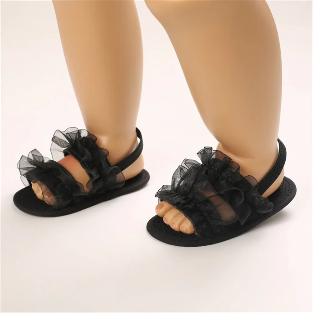 Baby Girls Mesh Solid Fashion Sandals Wholesale Shoes For Kids