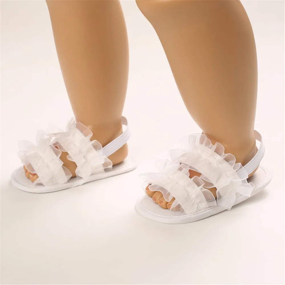 Baby Girls Mesh Solid Fashion Sandals Wholesale Shoes For Kids