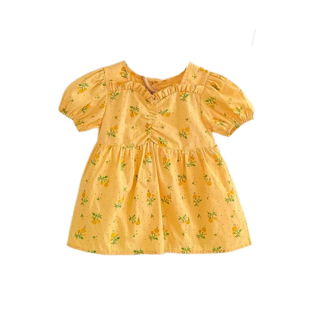 Baby Girls Summer Floral Dress Girls Clothes Wholesale