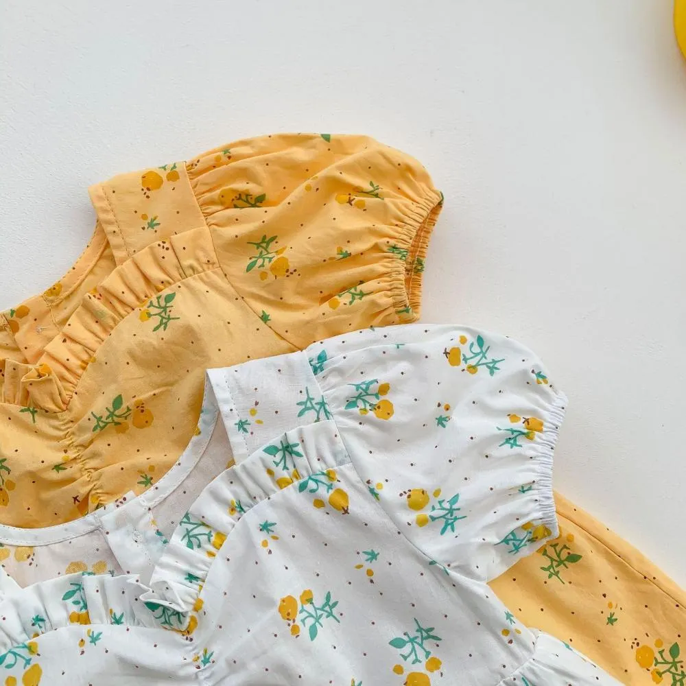Baby Girls Summer Floral Dress Girls Clothes Wholesale