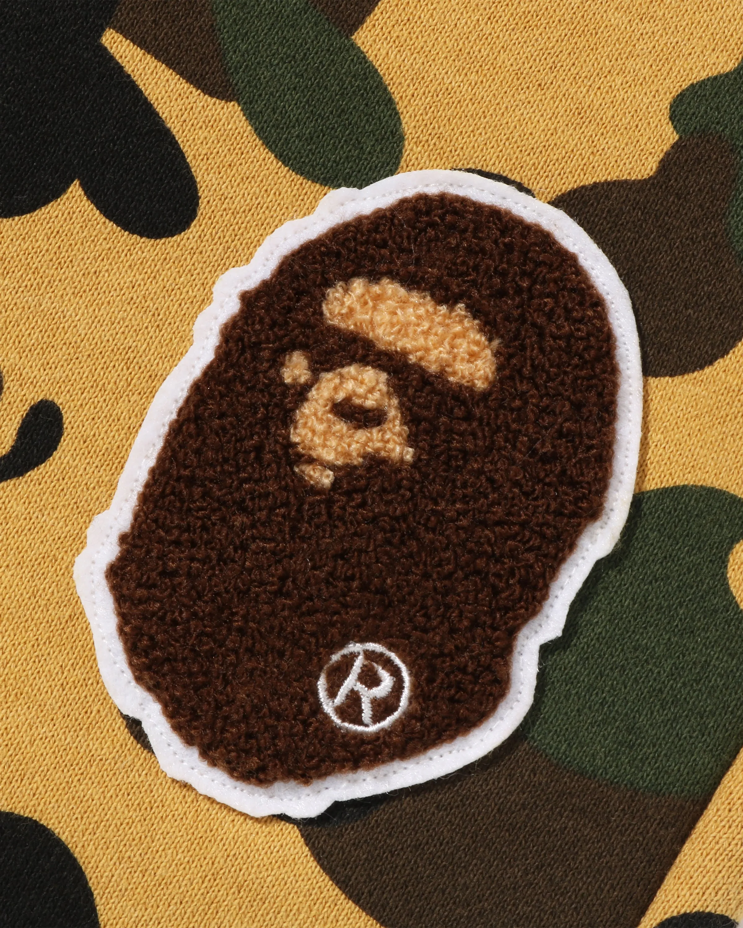 BAPE 1ST CAMO APE HEAD PATCHED SWEAT PANTS
