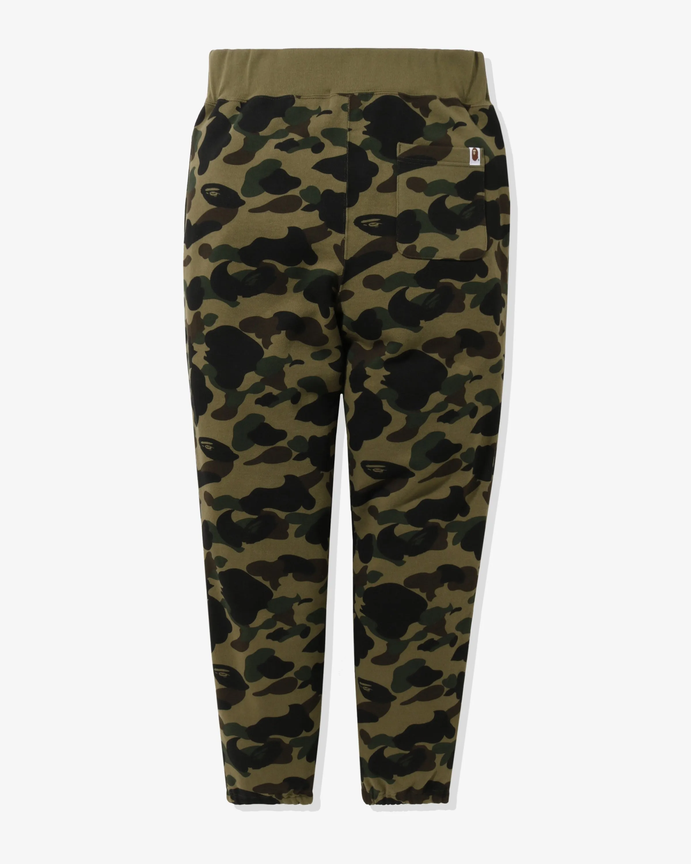 BAPE 1ST CAMO APE HEAD PATCHED SWEAT PANTS