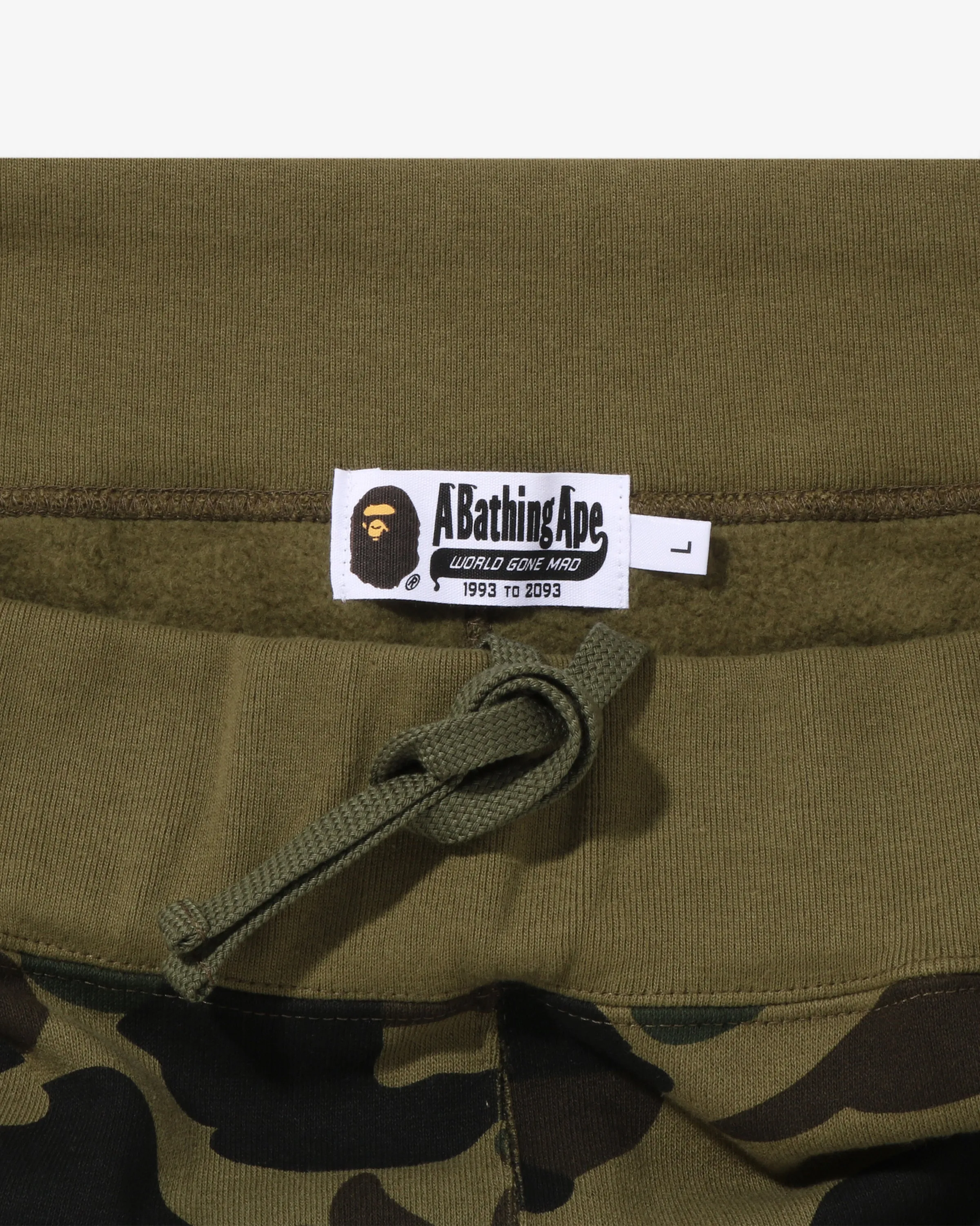 BAPE 1ST CAMO APE HEAD PATCHED SWEAT PANTS