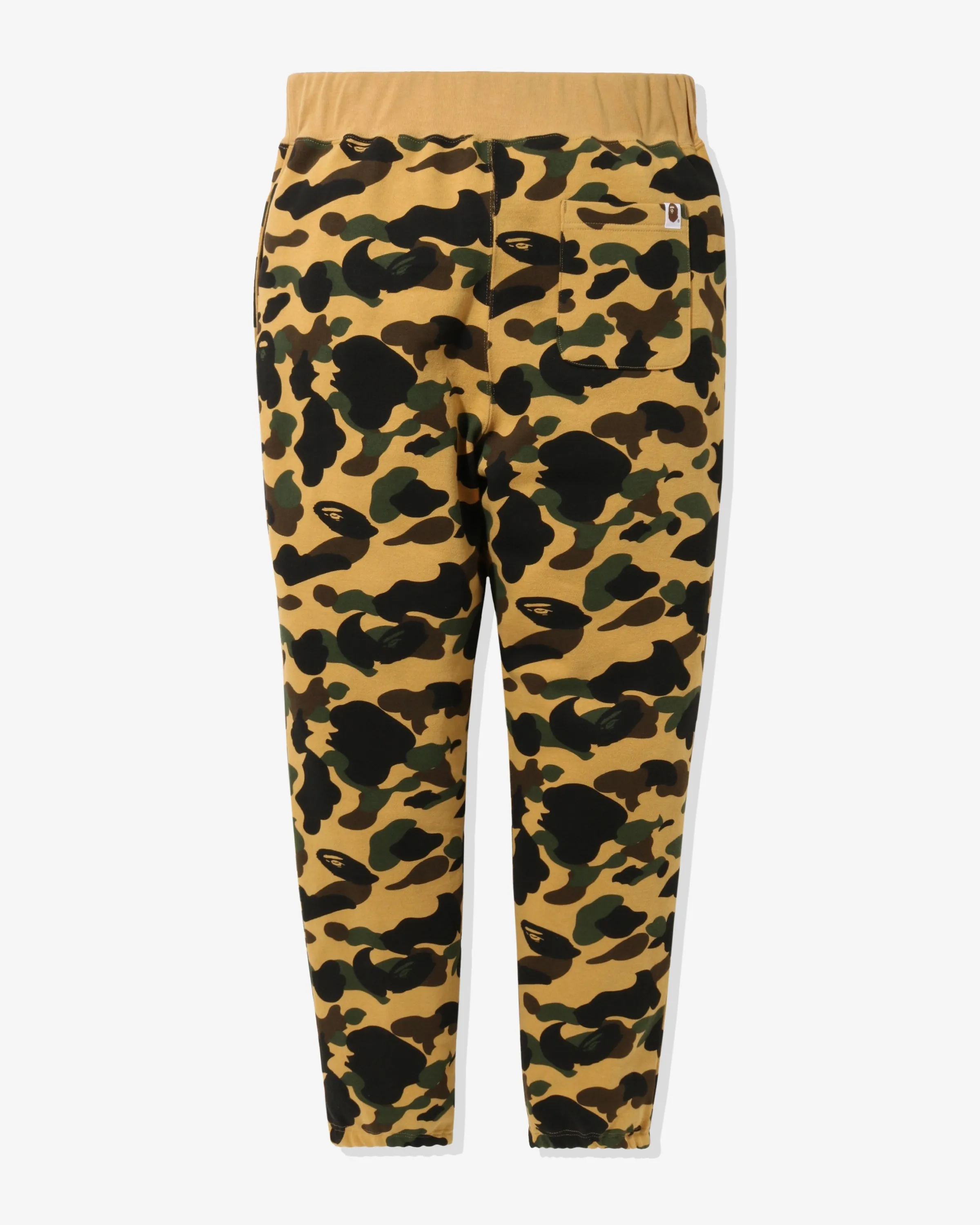 BAPE 1ST CAMO APE HEAD PATCHED SWEAT PANTS
