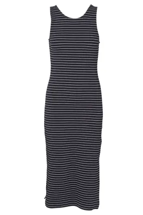 Basic Apparel - Ludmilla Openback Dress - 703 Black / Bright White