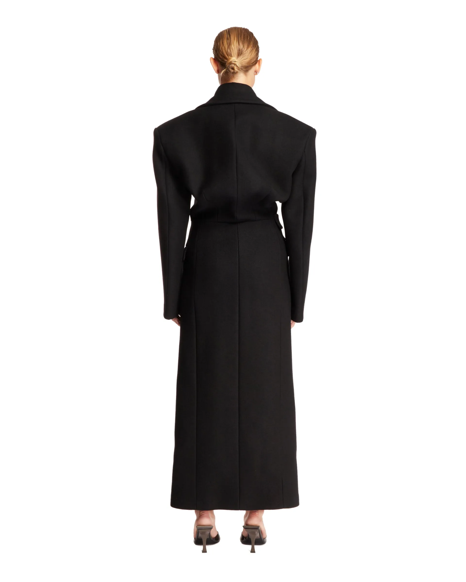 Black Long Wool Coat