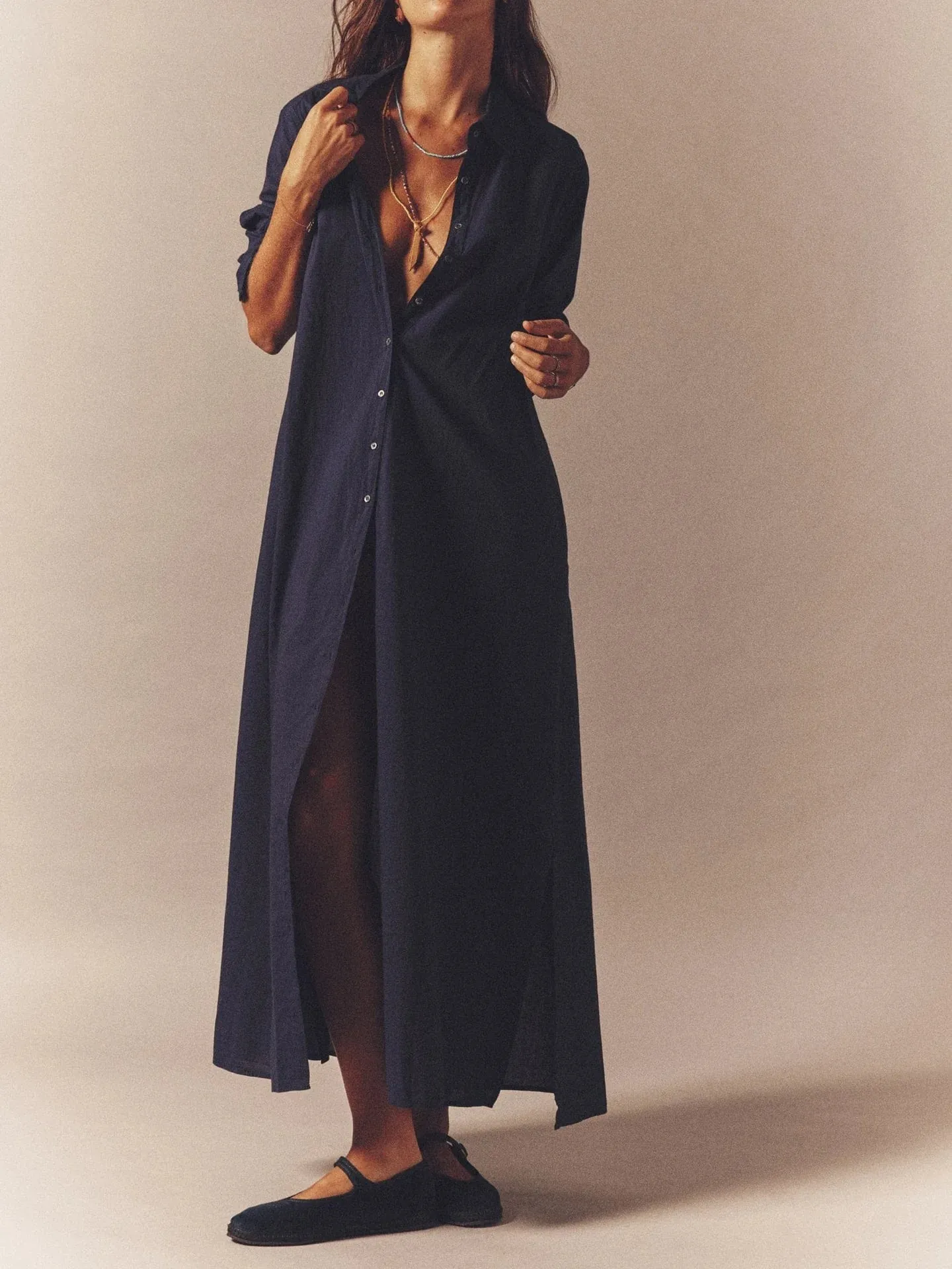 Boden Dress in Navy