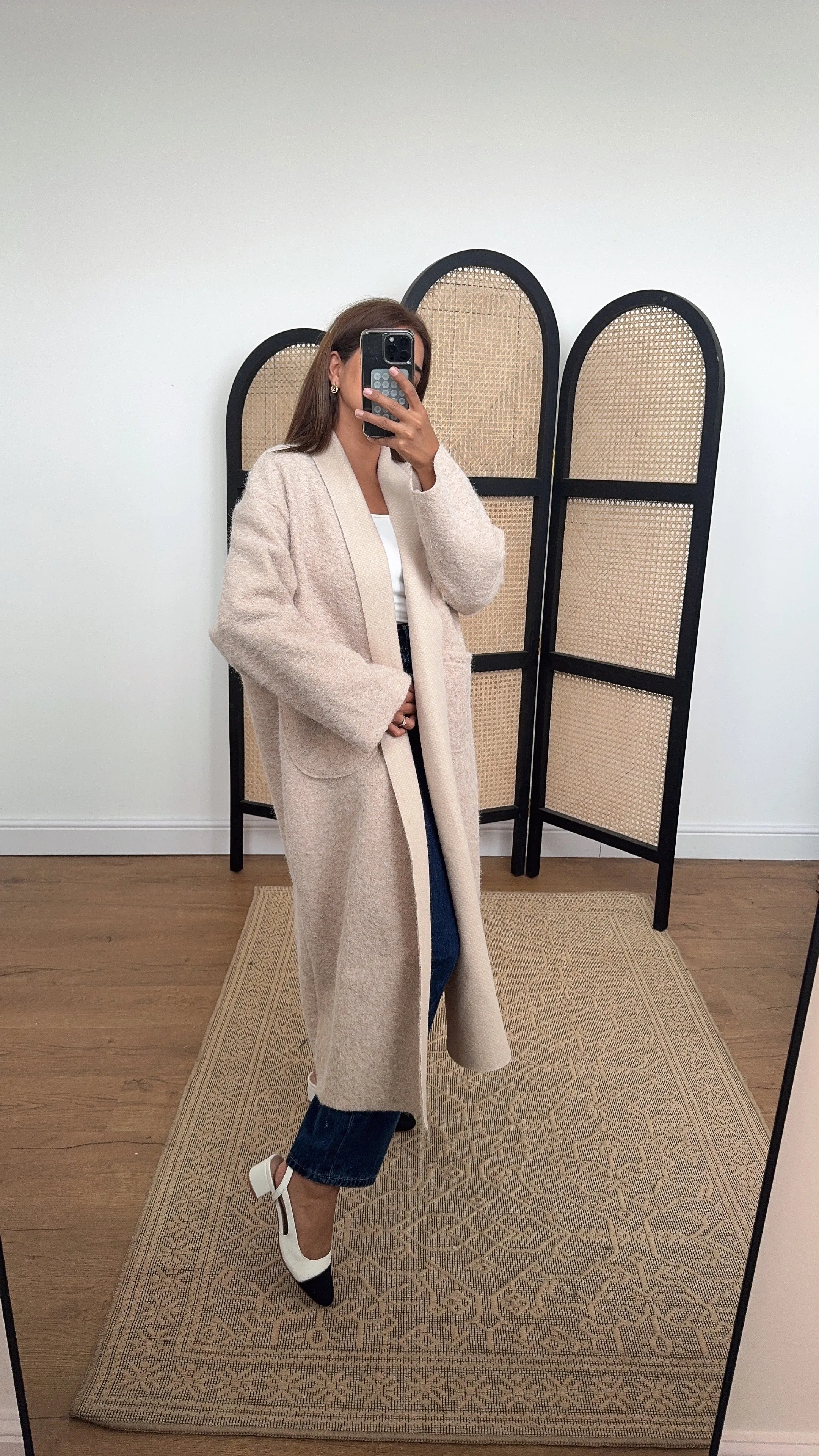 Cana Coatigan in Cream