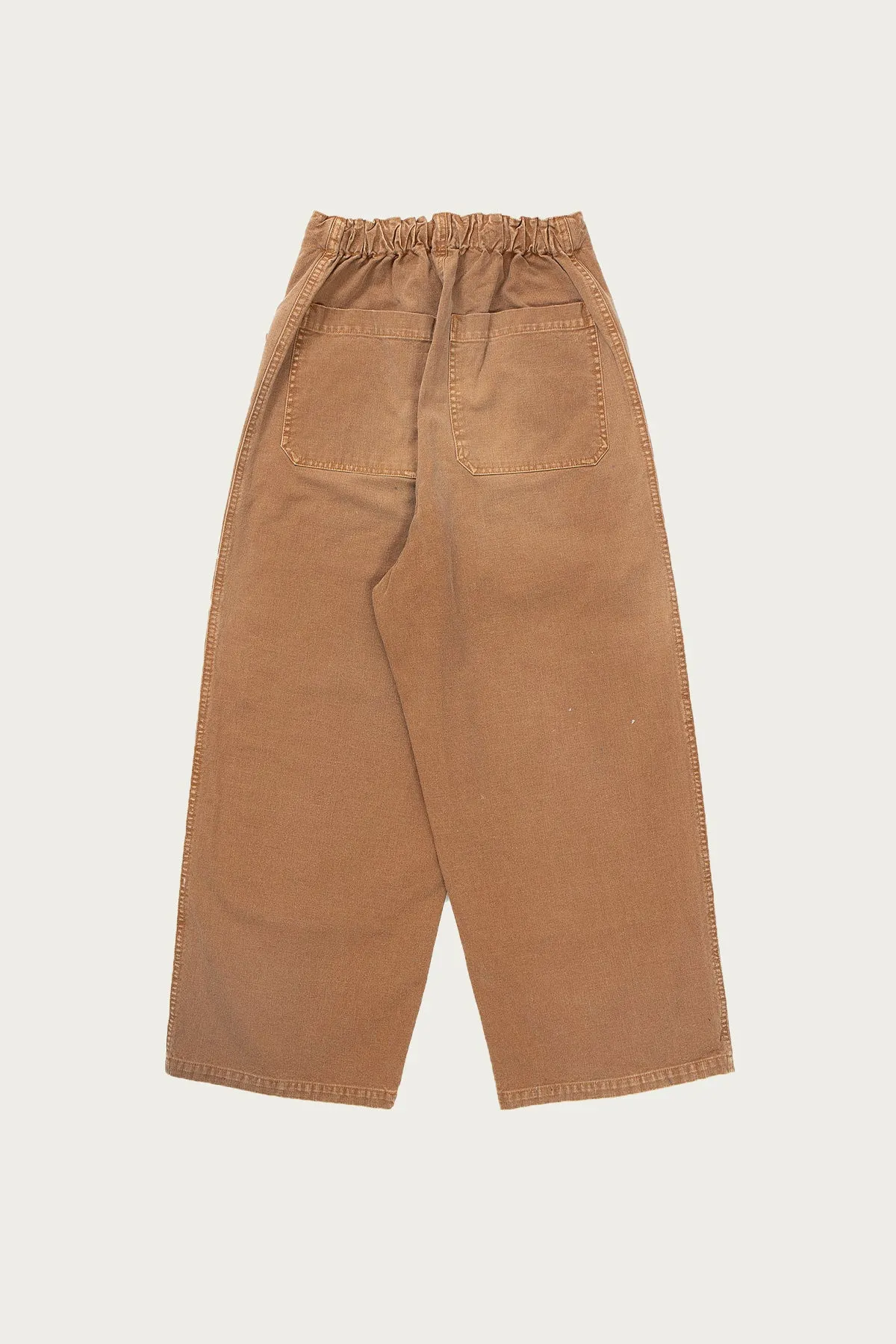 Canvas W-Knee EASY Baggy Pants (BANANA Patch Remake) - Gold