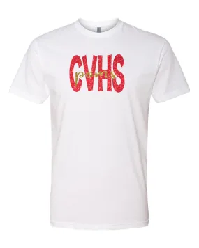 Castle View Poms CVHS Design Tee- 3 Colors