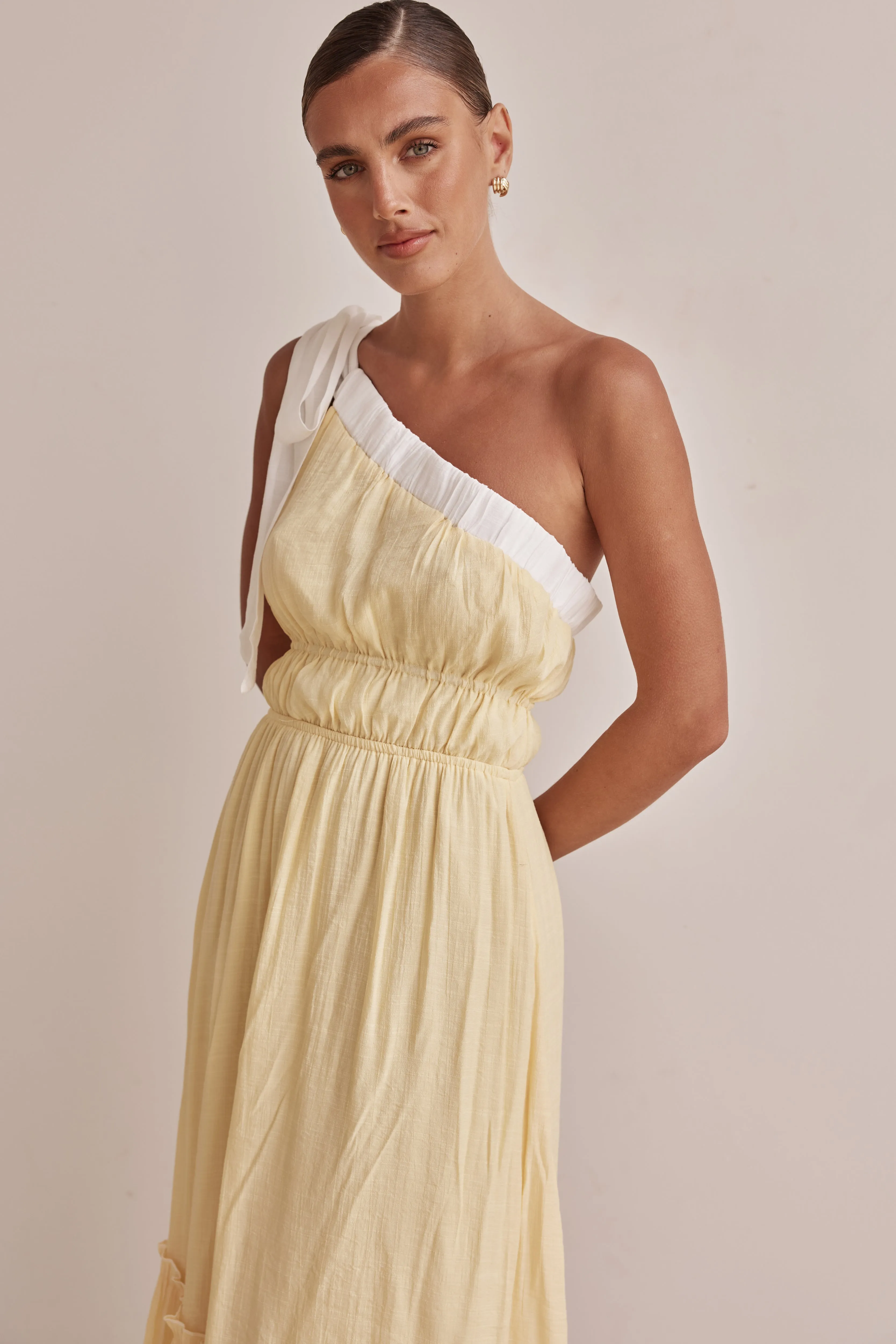 Cory Maxi Dress (Lemon)