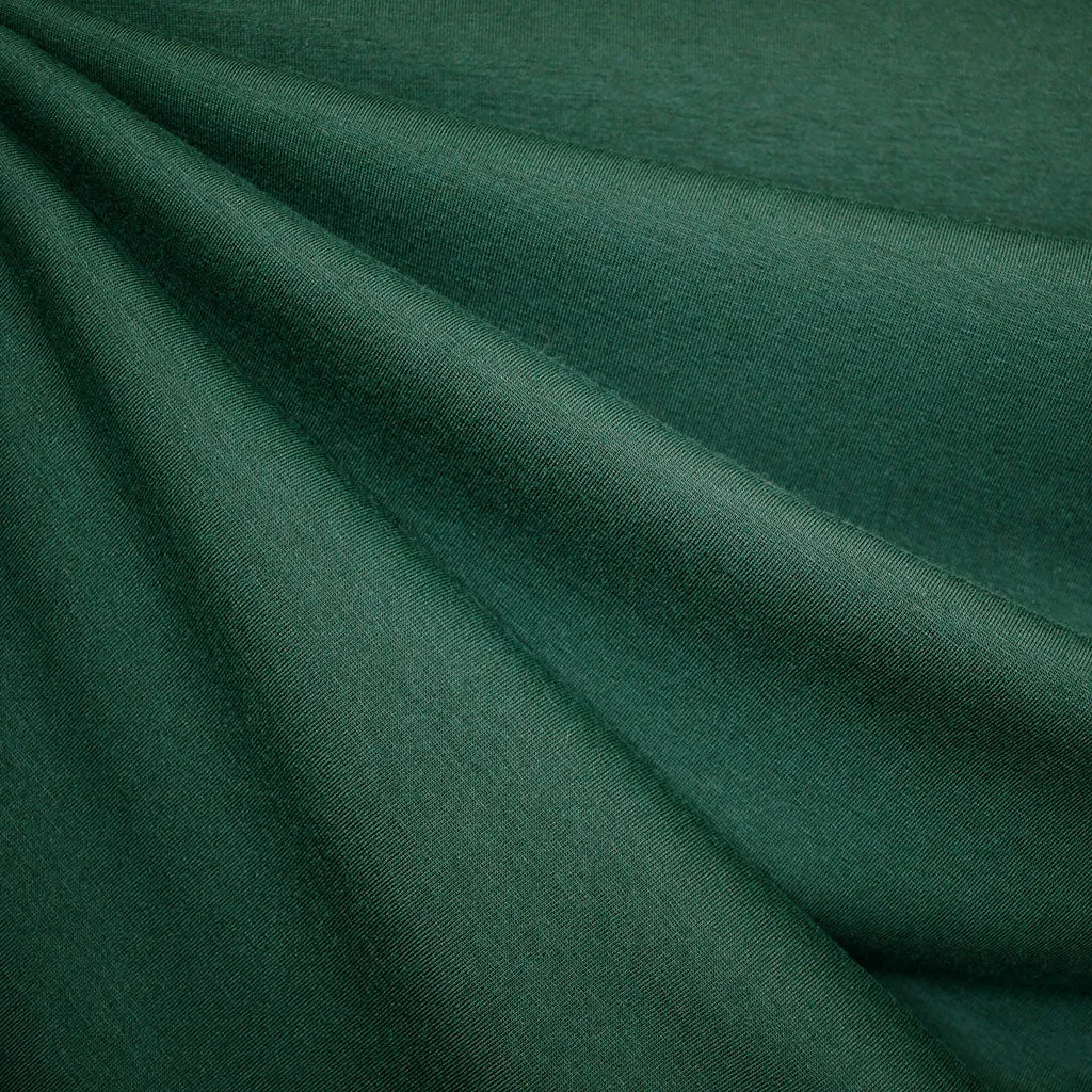 Cotton Modal Jersey Knit Solid Emerald