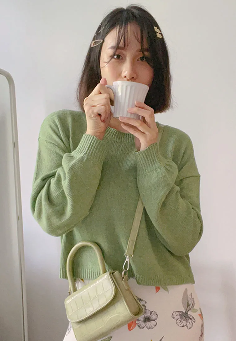 Crew Neck Long Sleeve Pullover