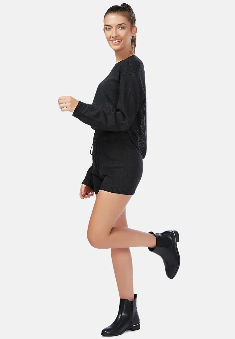 Crew Neck Long Sleeve Pullover