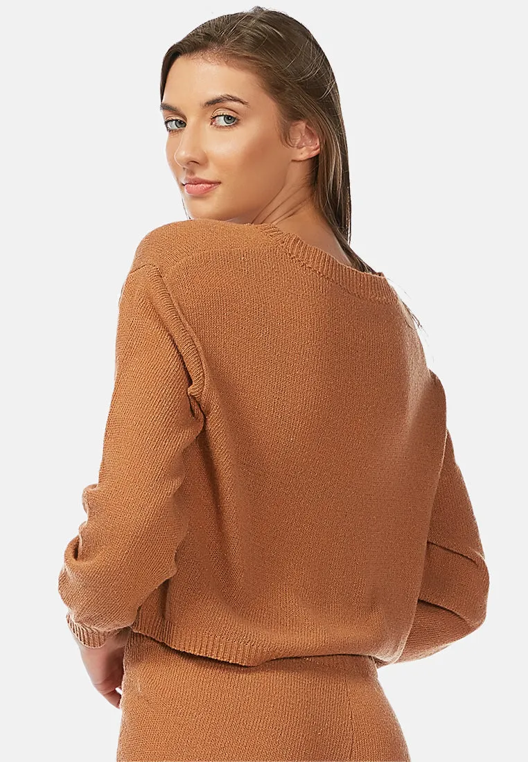 Crew Neck Long Sleeve Pullover