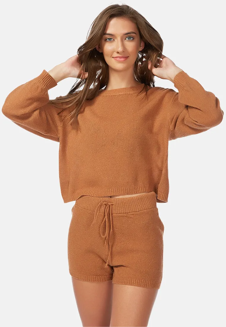 Crew Neck Long Sleeve Pullover