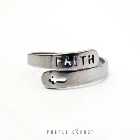 Cross faith ring