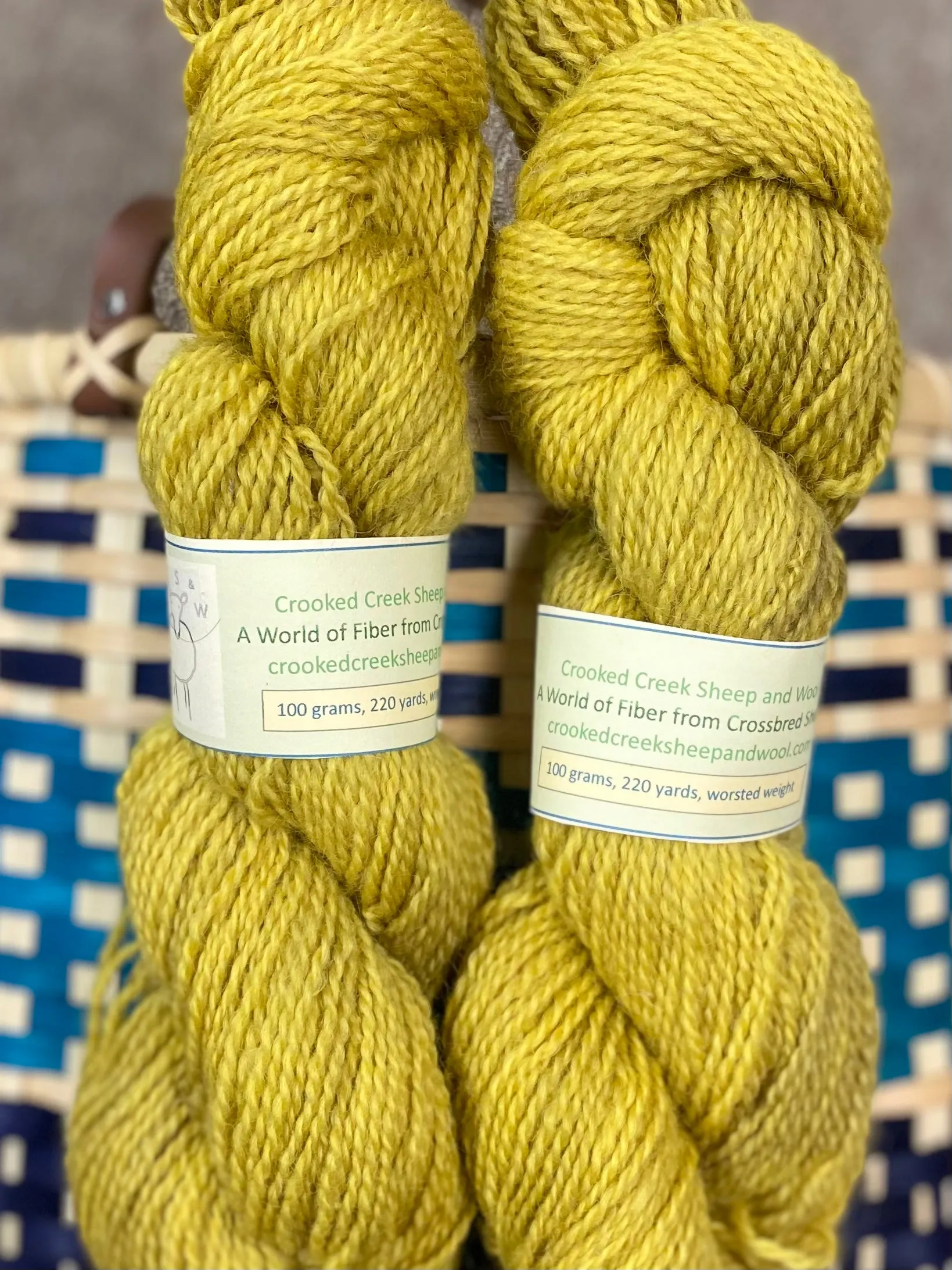 Crossbreed Mill Spun Hand Dyed Yarn -  (NY)