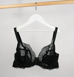 D  Lace Plunge [Black]