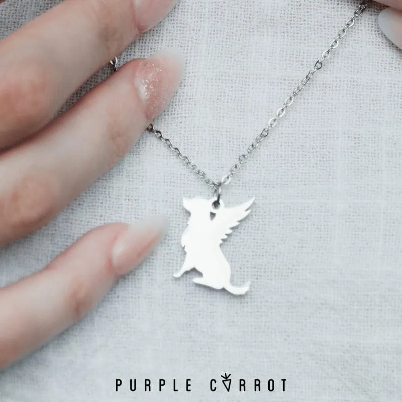 Dog Angel Necklace