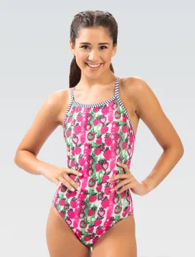 Dolfin Uglies Very Berry V-2 Back One Piece Suit