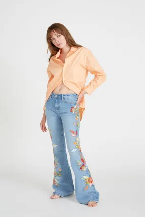 Farrah Flare - Feathery Leaf