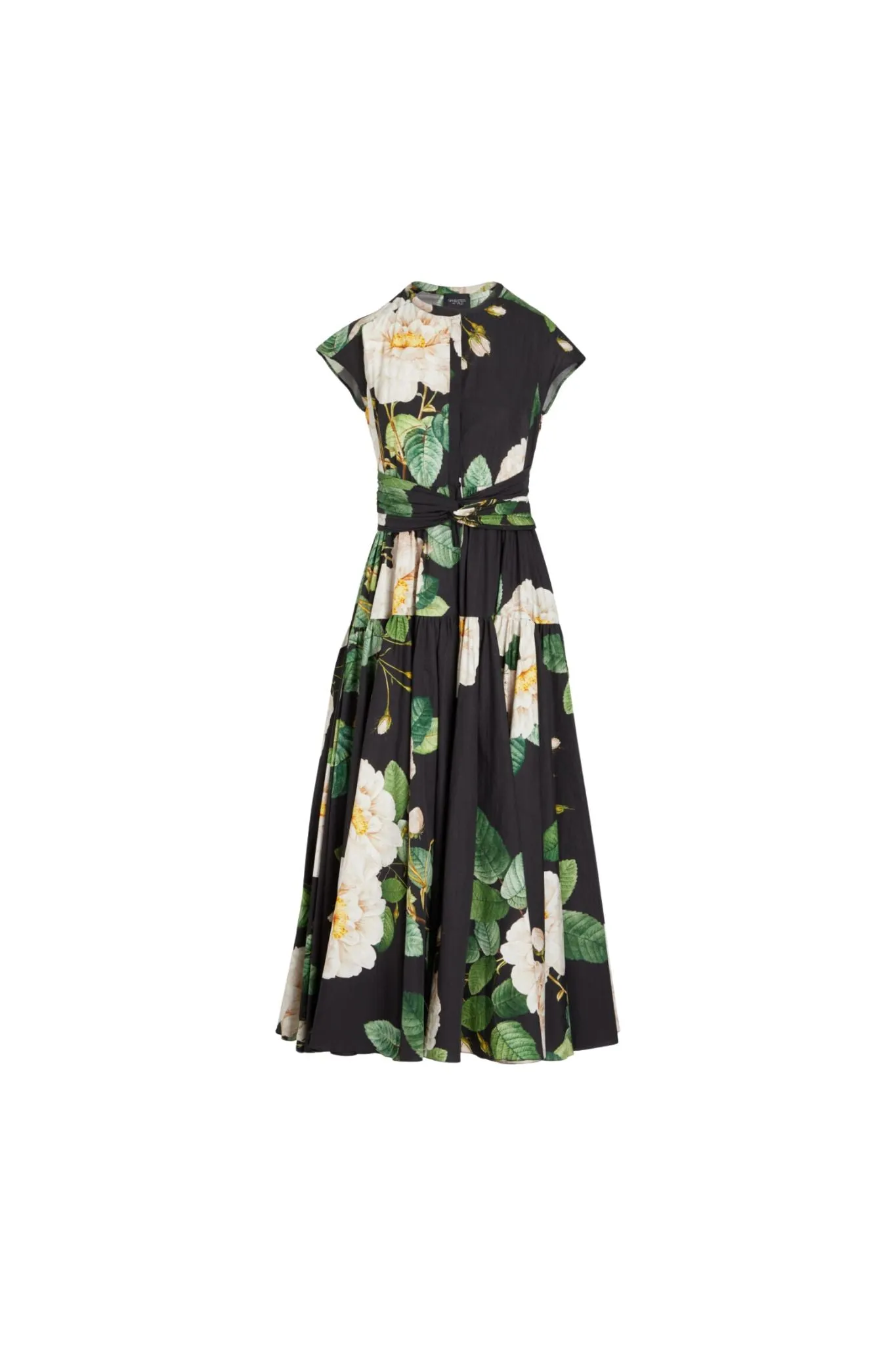 Giambattista Valli Giant Bloom Popeline Dress