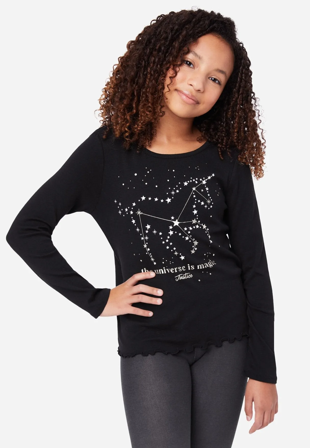 Graphic Scoop Neck Tee
