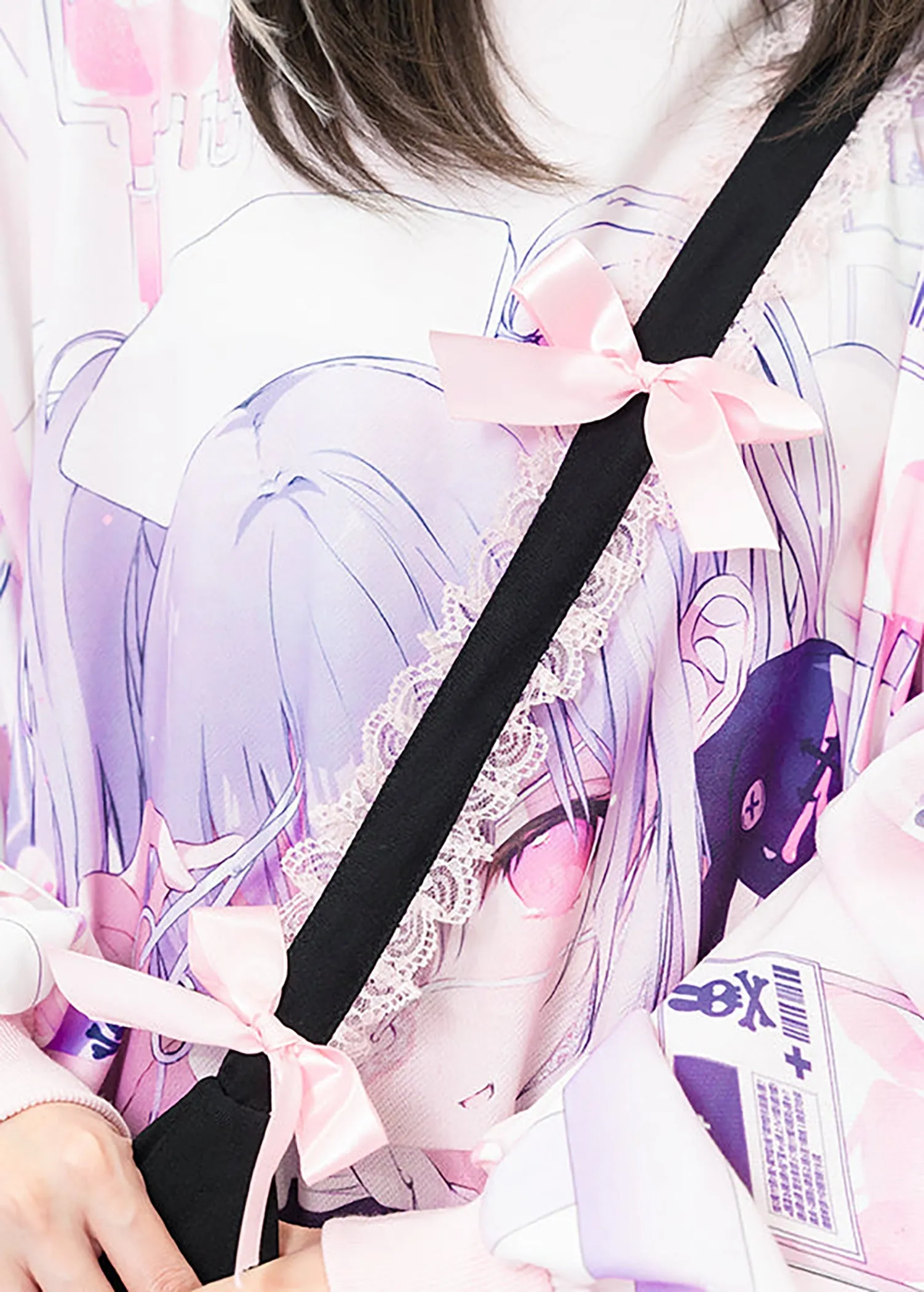 Healing Hearts Anime Cosplay Laced Shoulder Bag
