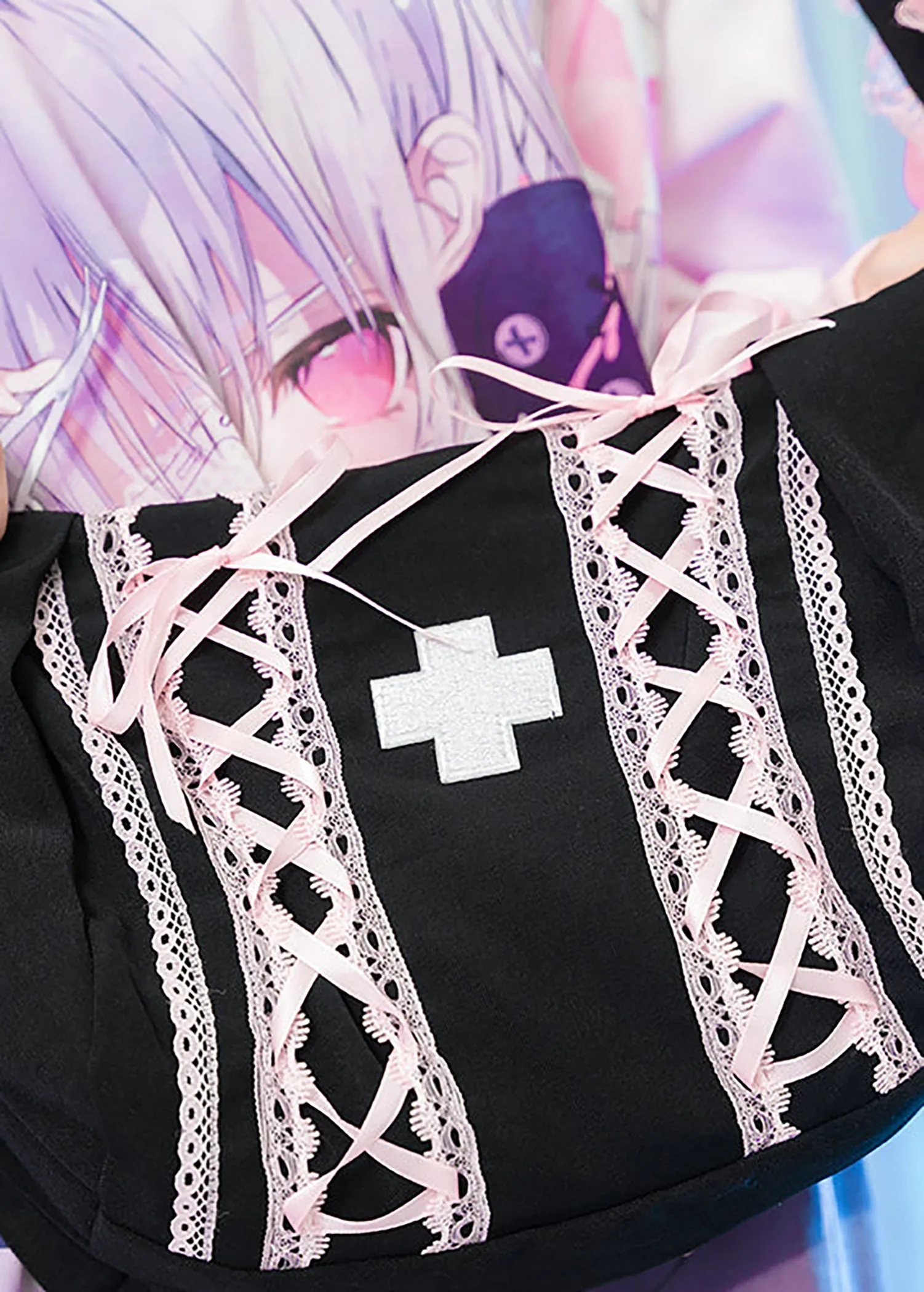 Healing Hearts Anime Cosplay Laced Shoulder Bag